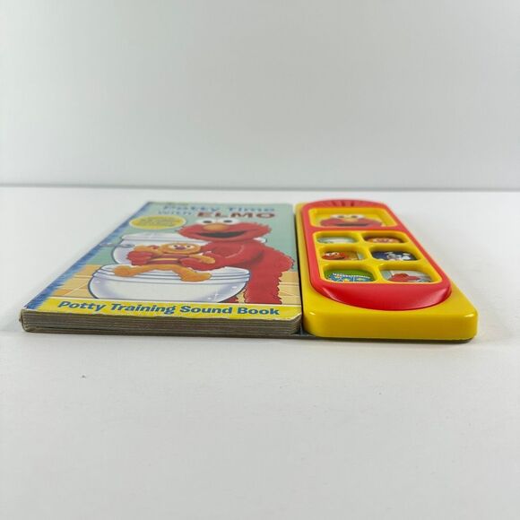 2/$6 Sesame Street-Pottery Time with Elmo Sound Book-Potty Training (Board Book) - Picture 11 of 12